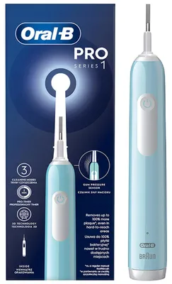 Produktbild von Oral-B Pro 1 Elektrische Zahnbürste Karibisch Blauer Griff