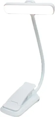Produktbild von INF LED Leselampe Clip On Buchlampe Wiederaufladbar Weiß