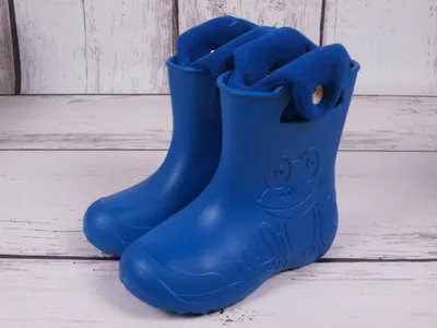Obrázok produktu pre čižmy gumáčky snehule Camminare žabka modré zateplené vynímateľnou modrou vložkou 32/33