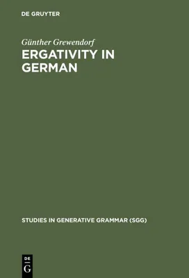 Produktbild von Ergativity in German