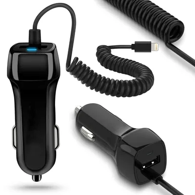 Produktbild von Auto Ladekabel für Apple iPhone 13 / Mini Lightning Kfz Ladegerät Lade Adapter