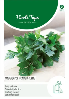 Productafbeelding van Knolselderij 'Amsterdamer', donkergroen | Knolselderijzaden van Hortitops