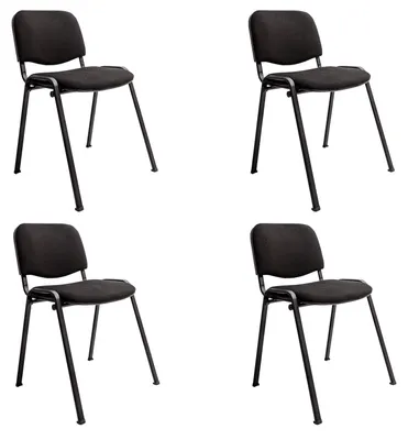 Produktbild von Stapelbarer Besucherstuhl mit ergonomischer Rückenlehne