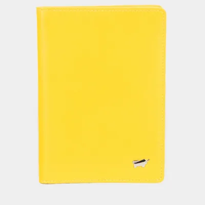 Immagine prodotto di Portafoglio per carte di credito e documenti, colore giallo, unisex, in pelle, prodotto in Germania