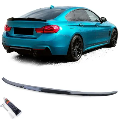 Produktbild von Heckspoiler Spoilerlippe Edition Schwarz Glanz für BMW 4er F36 Gran Coupe 13-21