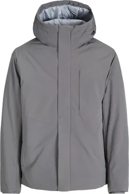 Produktbild von Jack & Jones 12278781_176_XXL, Windbreaker-Jacke, Uni, Erwachsener, Reißverschluss, Polyester, Grau