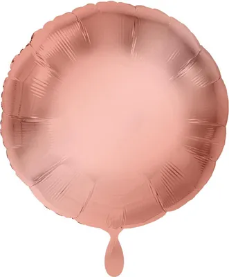 Produktbild von Runder Folienballon roségold 43cm