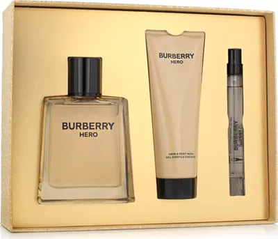 Produktbild von Burberry Hero EDT 100 ml + EDT MINI 10 ml + SG 75 ml (man)