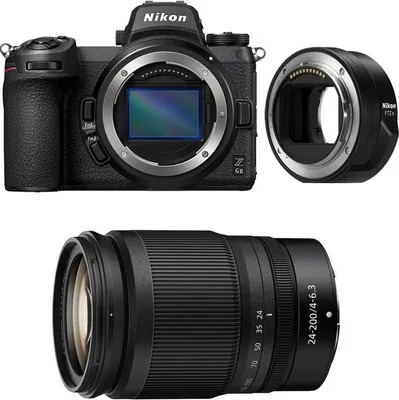 Produktbild von NIKON Z6 II + Z 24-200 mm f/4-6.3 + FTZ II Adapter