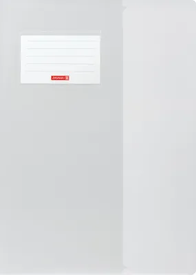 Produktbild von Hefthülle A4 FACT!pp transparent mit Namensschild