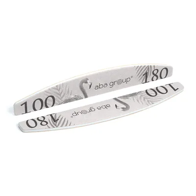 Produktbild von Aba Group Nagelfeile HALBMOND 100/180 STANDARD - FLAMING 50 Stück