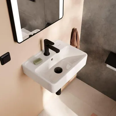 Obrázek produktu pro Hansgrohe 61007450 Umyvadlo s ručním oplachováním Xanuia Q 450x340mm