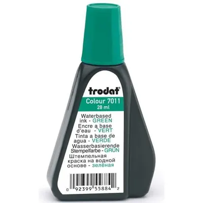 Produktbild von trodat Stempelfarbe grün 28ML 7011/SB