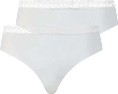 Produktbild von Chantelle Damen Slip 2er Pack - Cozy Chic, unsichtbar, atmungsaktiv Weiß XL