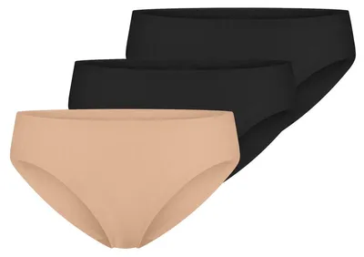 Produktbild von Schiesser 3er Pack Invisible Light Panty Super softes, leichtes Material, Nahtlos verarbeitet mit flach verklebten Seiten, Unsichtbar unter Kleidung