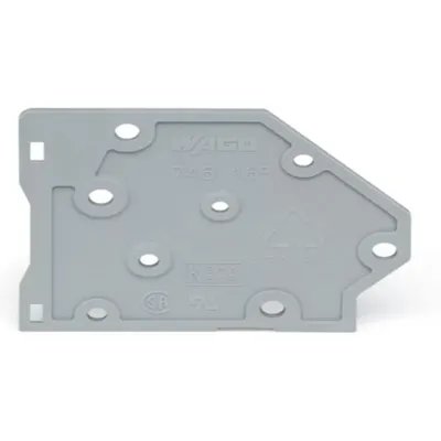 Produktbild von WAGO Abschlussplatte;grau 745-500