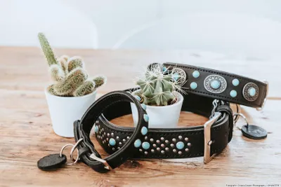 Produktbild von HUNTER Halsband Madona XL (75), schwarz