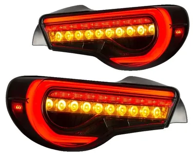 Imagen del producto de Luces traseras, intermitentes LED secuenciales, fácil instalación, color ahumado