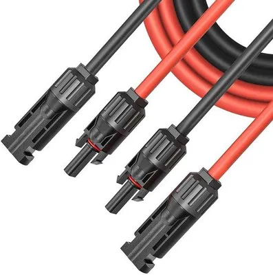 Productafbeelding van Zonne Verlengkabel 6 mm² - 8 Meter Waterdicht per IP67 - Geschikt voor Fotovoltaïsche Installaties