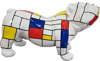 Obrázek produktu pro Designová figurka Socha Moderní figurky Dekorace Pes Zahradní sochy Sochy
