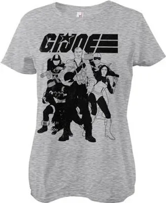 Produktbild von G.I. Joe Characters Girly Tee - XX-Large - HeatherGrey
