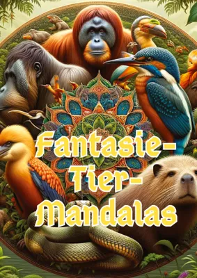 Produktbild von Fantasie-Tier-Mandalas: Kreative Kreaturen malen
