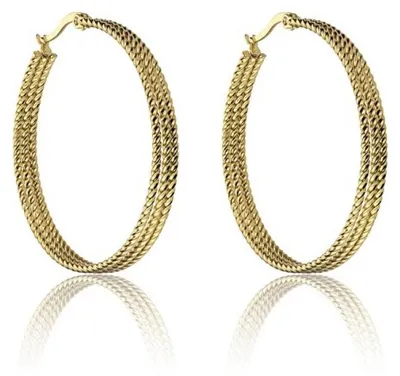 Produktbild von Markante runde Ohrringe Zoe Gold Ohrringe MCE23015G