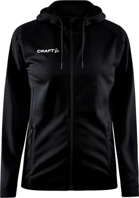 Productafbeelding van Craft Evolve Jas Met Kap Dames - Zwart  | Maat: XXL