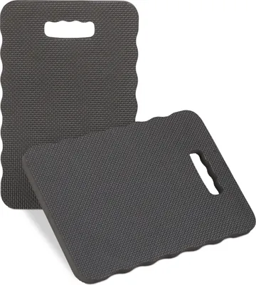 Produktbild von Relaxdays Kniekissen 2er Set, EVA Schaumstoff, 1,5 x 40 x 26 cm, mit Tragegriff, wasserabweisend, robust, pflegeleicht, für Garten, Sport & unterwegs als Sitzkissen