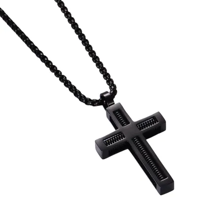 Produktbild von Halskette TW-34106 Cross - Elegantes Herrenaccessoire KP34106