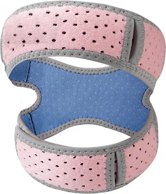 Produktbild von Kniebandage, Übergröße, verstellbarer Neopren-Stabilisator für Meniskus-Tränen, Arthritis, Sehnenscheidenentzündung, Schmerzlinderung, Erholung, Laufen, Männer und Frauen,Rosa