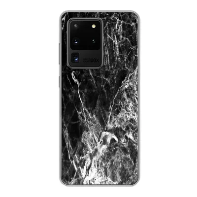 Produktbild von MuchoWow® Handyhülle Schutzhülle Hülle für Samsung Galaxy S20 Ultra Marmor - Stein - Luxus Silikon Softcase Handy Hülle - Karteninhaber