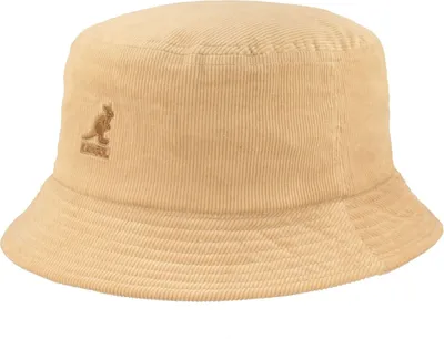 Kangol Unisex modischer Cord Bucket Fischer Hut in beige