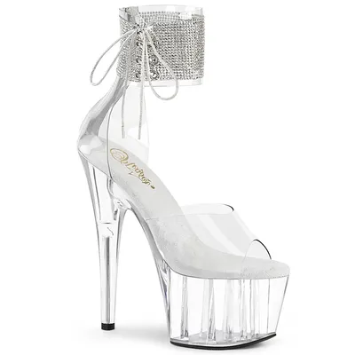 Produktbild von ADORE-724RS Damen Sandale von Pleaser, Transparent , EU 37, US 7