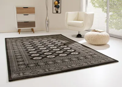 Produktbild von Steffensmeier Kurzflor Designer Teppich Anamur | Wohnzimmer Schlafzimmer