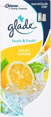 Produktbild von Glade Nachfüllpack Lufterfrischer touch & fresh Fresh Lemon 10ml. Packung mit 12 Stück