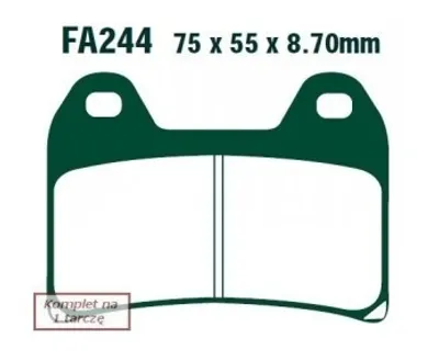 Produktbild von EBC Brakes Bremsbeläge Bremsklötze FA244