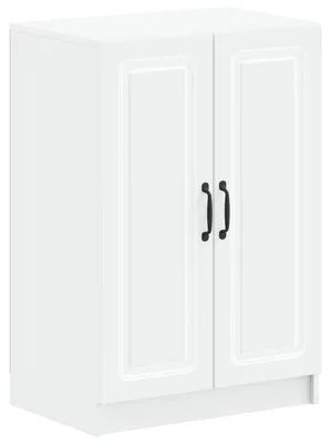 Image de vidaXL Armoire à chaussures UTRECHT, 59,5 x 39,5 x 87 cm, panneau de fibres de bois, blanc