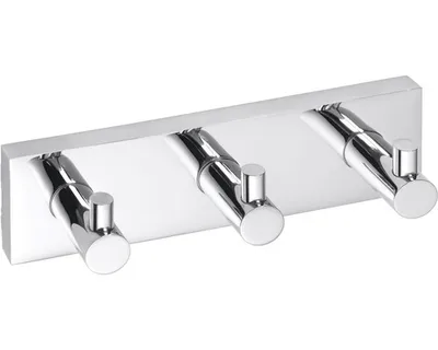 Immagine prodotto di Appendiabiti triplo BETA cromato 18,5 x 5,5 x5cm BEMETA