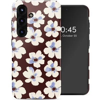 Produktbild von Selencia Vivid Rückabdeckung mit MagSafe Samsung Galaxy S25 - Choco Flower Pop