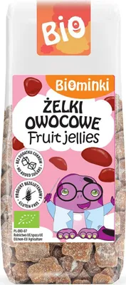 Obrázok produktu pre OVOCNÉ ŽELÉ BEZ PRIDANÝCH CUKROV, BEZLEPKU,75 g - BIOMINKI
