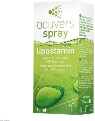 Zdjęcie produktu dla Ocuvers spray lipostamina do oczu z eufrazją 15 ml