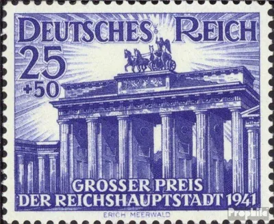 Produktbild von Briefmarken Deutsches Reich 1941 Mi 803 (kompl.Ausg.) postfrisch Hoppegarten