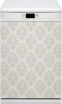 Produktbild von Küche Magnet für Spülmaschine  Abwaschbar 45x80 cm Geschirrspüle  - Damascen -Muster