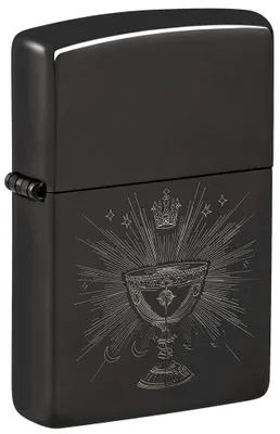 Produktbild von Zippo Feuerzeug Mystischer Kelch 60007926 Benzin Schwarz