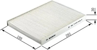 Produktbild von Bosch Filter, Innenraumluft  1 987 432 040
