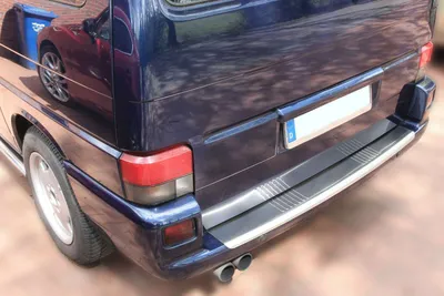 Obrázek produktu pro Matná ochrana nárazníku z nerezové oceli pro VW T4, FACELIFT 1996-2003 | se zkosením