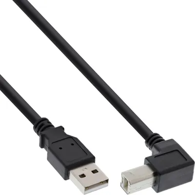 Productafbeelding van InLine 34503U, 0,3 meter, USB A, USB B, USB 2.0, zwart