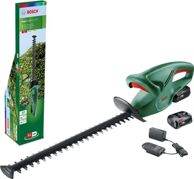 Produktbild von Bosch Heckenschere a EasyHedgeCut 18-45 Akku (2 Akkus de 2.0 Ah, System de 18 Volt, Länge de Messer de 45 cm, Kartonverpackung)