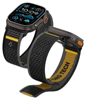 Obrázok produktu pre Spigen Athlex Air, Skupina, Smartwatch, Čierna, Apple, Apple Watch 49/46/45/44mm, Textil